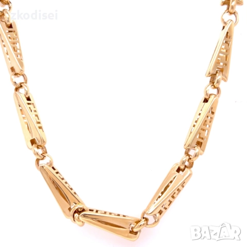 Златен синджир 27,98гр. 64,0см. 14кр. проба:585 модел:34817-1, снимка 2 - Колиета, медальони, синджири - 52248307