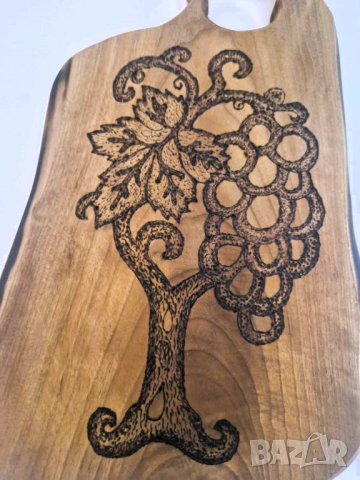 Дъски от орех ръчна пирография, снимка 14 - Декорация за дома - 53510046