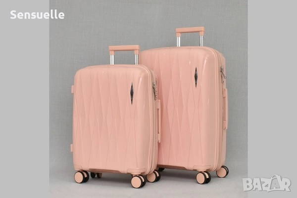 Комплект от 2 куфара, различни цветове, снимка 9 - Куфари - 52654557