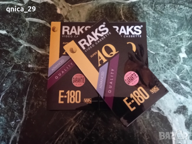 RAKS AQ-180 VHS видео касети