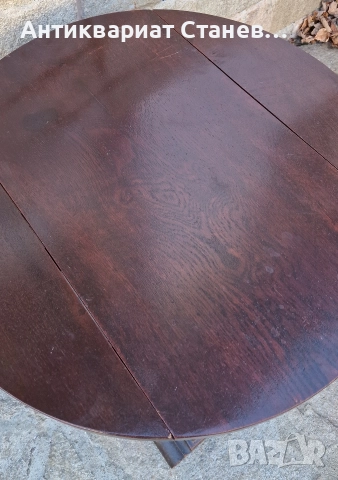 Винтидж дървена масичка, снимка 9 - Маси - 52617419