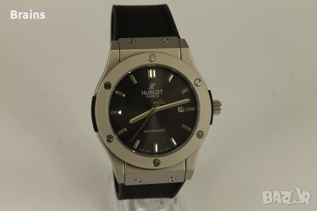 Мъжки Стоманен Ръчен Часовник HUBLOT AUTOMATIC НОВ, снимка 2 - Мъжки - 54180786