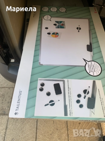 Магнитна бяла дъска 90х58,5 см., снимка 3 - Други стоки за дома - 52247845