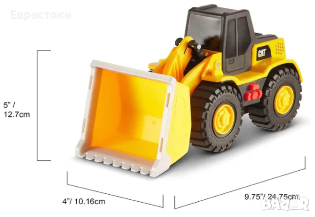 Играчка товарач CAT Construction Toys Tough Machines, снимка 4 - Коли, камиони, мотори, писти - 47056903