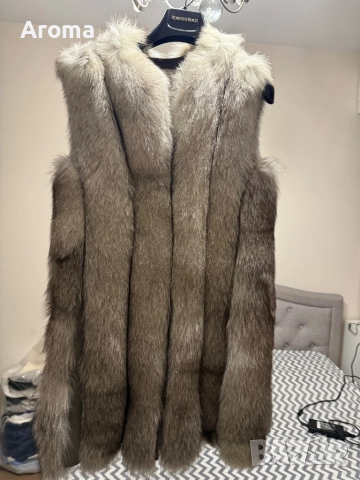 Елек от естествен косъм лисица , снимка 9 - Елеци - 52398212