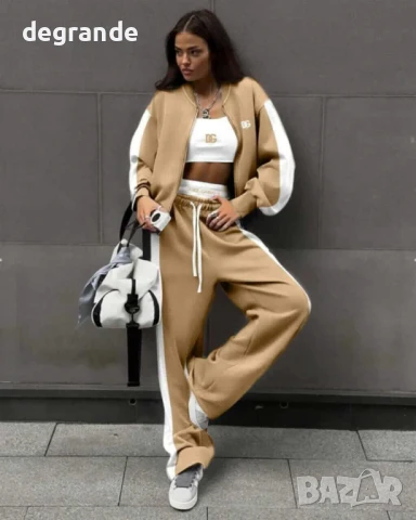 НАМАЛЕН Дамски спортен сет от 3 части D&G 