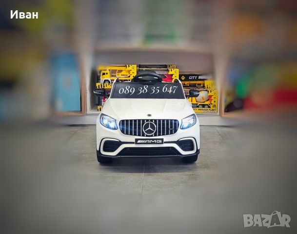 ТОП ЦЕНА!НОВО!Акумулаторна кола Mercedes GLC с 12Vбатерия,EVA гуми,кожена седалка, снимка 5 - Детски велосипеди, триколки и коли - 39694351