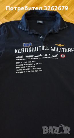 aeronautica military 100% оригинална L, снимка 1 - Тениски - 46344889