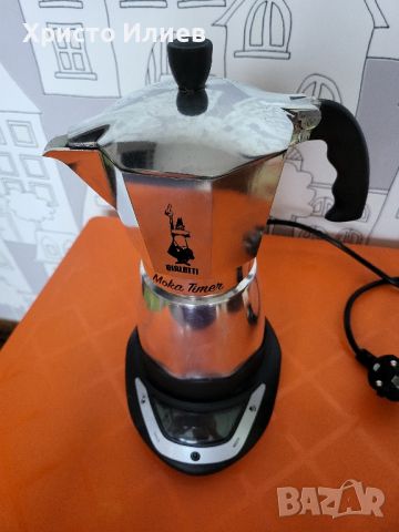 Електрическа кафеварка Bialetti Moka Timer за 6 чаши кафе, снимка 11 - Кафемашини - 45526838