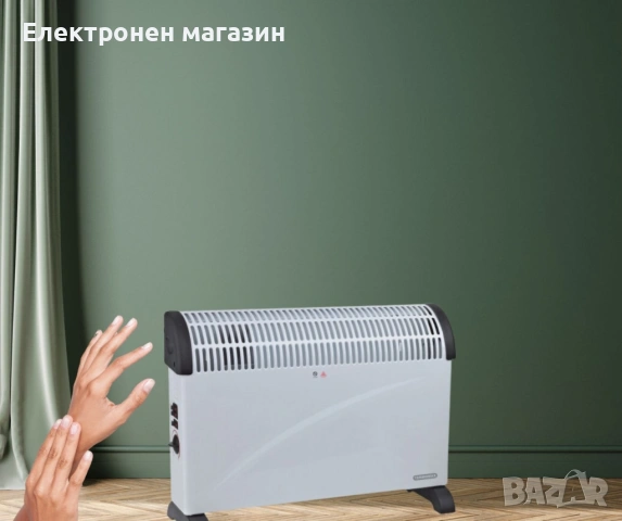Печка конвекторна, 2000W, турбо, снимка 2 - Отоплителни печки - 53214667
