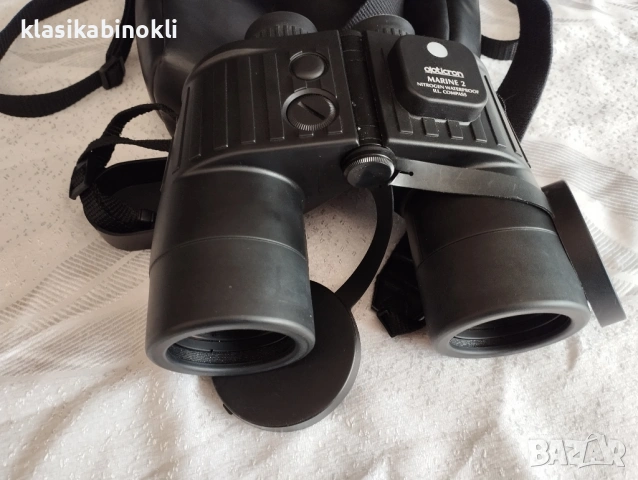 ТОП Професионален Японски Морски и Ловен Бинокъл Opticron Marine-2 7x50 Multi Coated, снимка 7 - Екипировка - 53591675