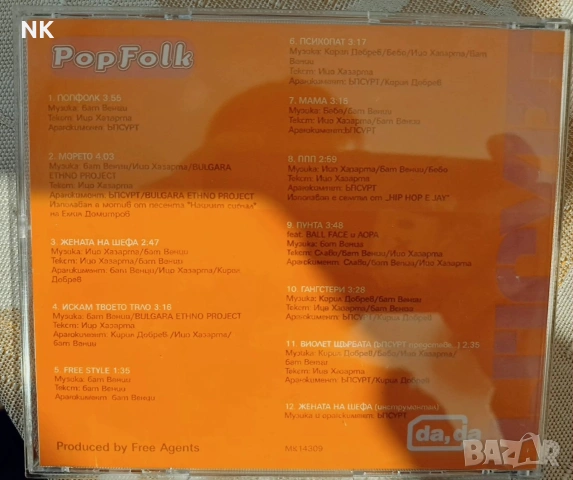 Ъпсурт-Pop folk, снимка 3 - CD дискове - 54222525