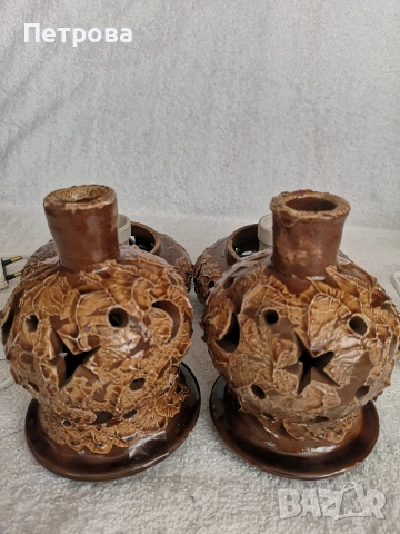 Нощни лампи, електрически. от Белгия. , снимка 4 - Настолни лампи - 53971161