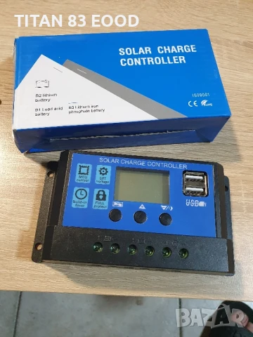 Контролер регулатор за соларни панели 12V-24V 30А