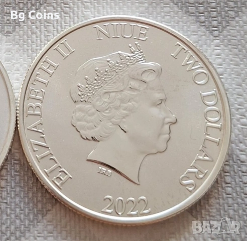 Сребро 1 OZ 2022 Тигър , снимка 2 - Нумизматика и бонистика - 54123367