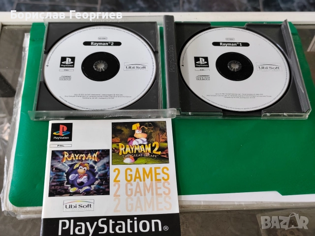 Игра за пс1 sony playstation ps1 rayman 1 & 2, снимка 3 - Игри за PlayStation - 52873832