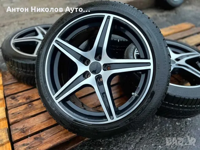 Джанти Лети 5х112 18 цола VW Audi Seat Skoda Mercedes 5x112 ET 45 J 8 Централен отвор 74.1 с втулка , снимка 1 - Гуми и джанти - 48039735