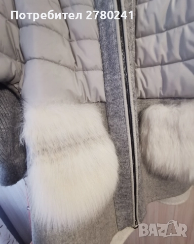 Дамско палто алпака, снимка 6 - Палта, манта - 52240771