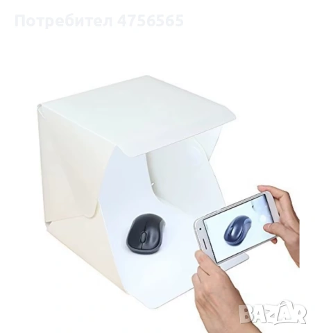 Light Box кутия за продуктова фотография Фотографско, LED студио 40см, снимка 2 - Светкавици, студийно осветление - 53730100