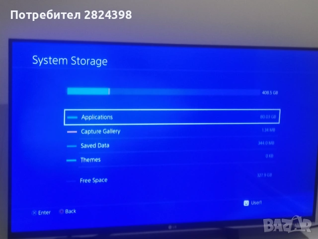 PS4 500gb с 2 игри , снимка 5 - PlayStation конзоли - 53385949