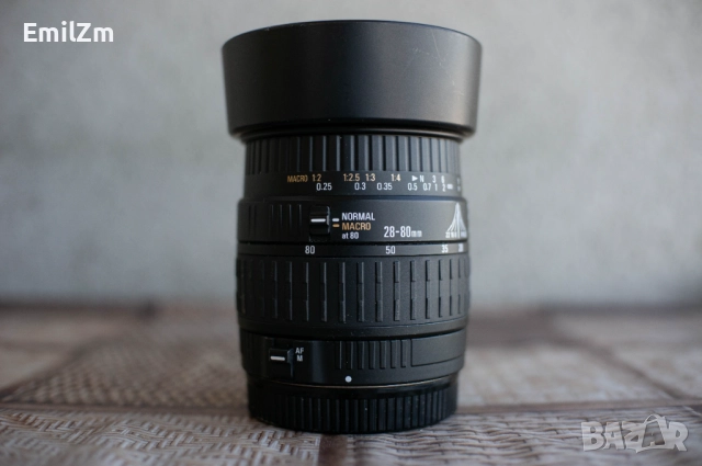 Обектив Canon EF Sigma 28-80 Macro