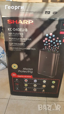 Пречиствател,овлажнител и йонизатор на въздух SHARP, снимка 2 - Овлажнители и пречистватели за въздух - 54112836