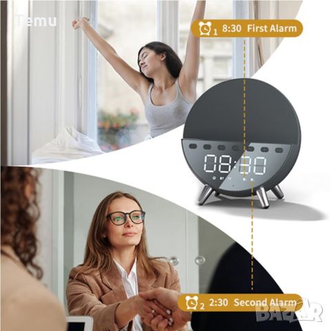 Sunrise  5-IN-1 APPLE MOBILE PHONE WIRELESS CHARGER, снимка 7 - Други стоки за дома - 45589309