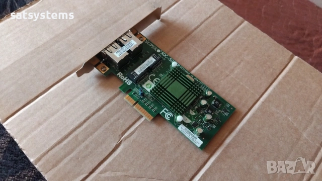 SuperMicro AOC-SG-I2 PCI Express Dual Port Gigabit Network Adapter Card LP, снимка 4 - Мрежови адаптери - 48384950