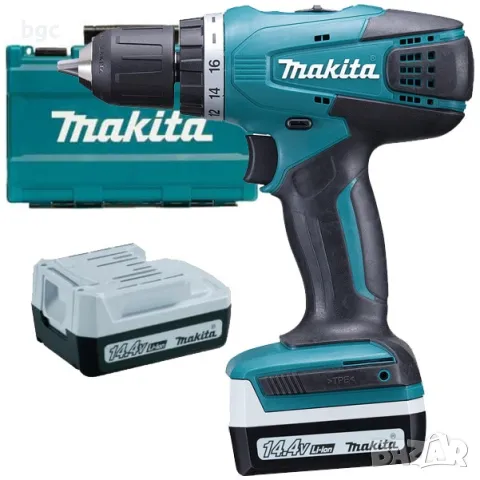 НОВ Акумулаторна бормашина/винтоверт Makita CXT , 14.4 V, 2.0Ah, 30/15 Nm, 1400 об./мин, 2 , снимка 2 - Бормашини - 48724955