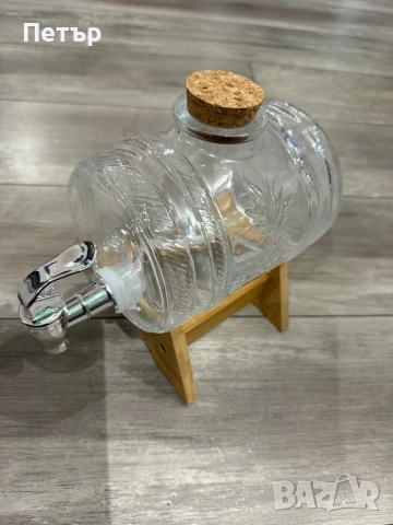 стъклено буренце, снимка 2 - Декорация за дома - 52324840