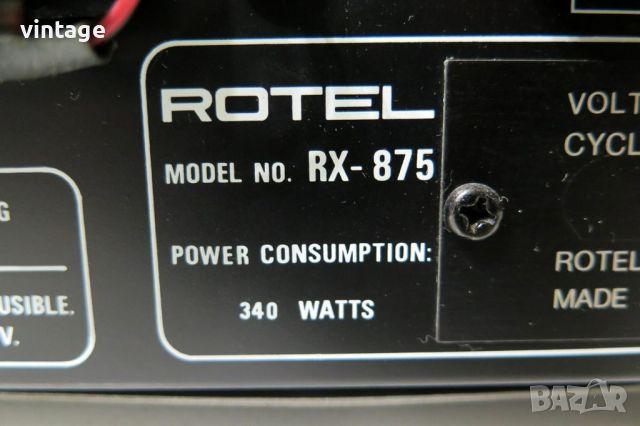 Rotel RX-875, снимка 7 - Ресийвъри, усилватели, смесителни пултове - 45383145