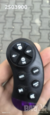 Безжично универсално дистанционно управление за волан 1Tech TS AUTO, за мултимедии 2 DIN, 9 бутона