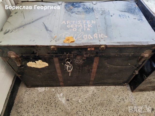 Стар сандък два броя, снимка 10 - Антикварни и старинни предмети - 50819975