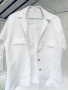 Модерна къса  риза плътен лен ALESSIA LEON, снимка 1 - Ризи - 45071302