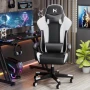 ПРОМОЦИЯ Офис / геймърски стол HL GC-01W (WHITE), снимка 6