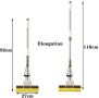Моп за почистване на под, Двойна ролка, Телескопична дръжка- 120х27см, снимка 4