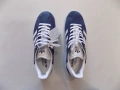 нови кецове adidas gazelle сникърси маратонки обувки мъжки дамски сини оригинални велурени номер 42, снимка 4