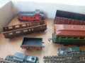 Лот части влакче вагони конструктор релси - стара игра, снимка 2