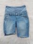 Къси дънкови панталони за бременни H&M размер М, снимка 1 - Дрехи за бременни - 45374681