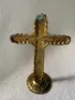 Стар бронзов кръст 16х9см, снимка 6
