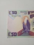 ЗАМБИЯ БАНКНОТА 50 КВАЧА 1986-1988 Г , снимка 2