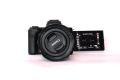 Canon M50 II + 3 обектива, адаптер, сенник и зарядно, снимка 2