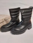 Дамски нови черни боти с дебела подметка Номер 40, снимка 3