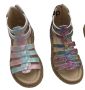 Многоцветни детски сандали за момиче, снимка 2