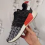 маратонки  Adidas NMD R2 Prime Knit Black White номер 43-44, снимка 11