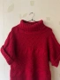Червен пуловер 100% акрил L размер ❤️, снимка 3