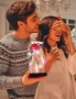 Роза в стъкленица с LED светлини – елегантен подарък, снимка 3