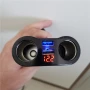Разклонител за автомобилен контакт + двойно USB QC3.0 бързо зарядно, снимка 5