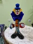 Антикварна колекционерска италианска фигура статуетка клоун Мурано , снимка 2
