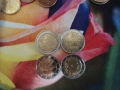 4 монети от 2 евро от различни държави, снимка 1